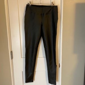 Fleece lined Faux Leather Leggings